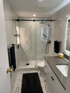 Gold & Grey Bathrooms