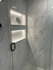 Gold & Grey Bathrooms