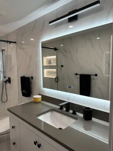 Gold & Grey Bathrooms