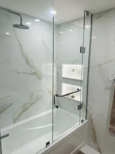 Gold & Grey Bathrooms