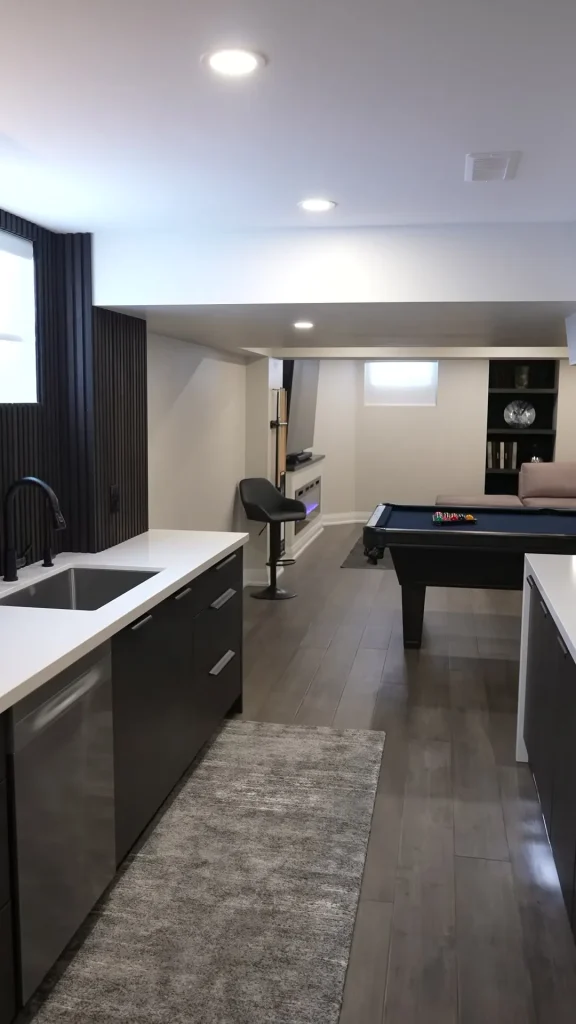 Modern Entertaining Space & Spa Oasis